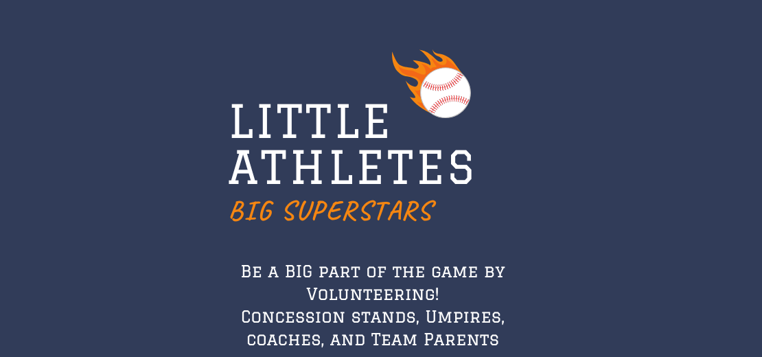 Volunteer for the 2023 Spring Baseball Season
